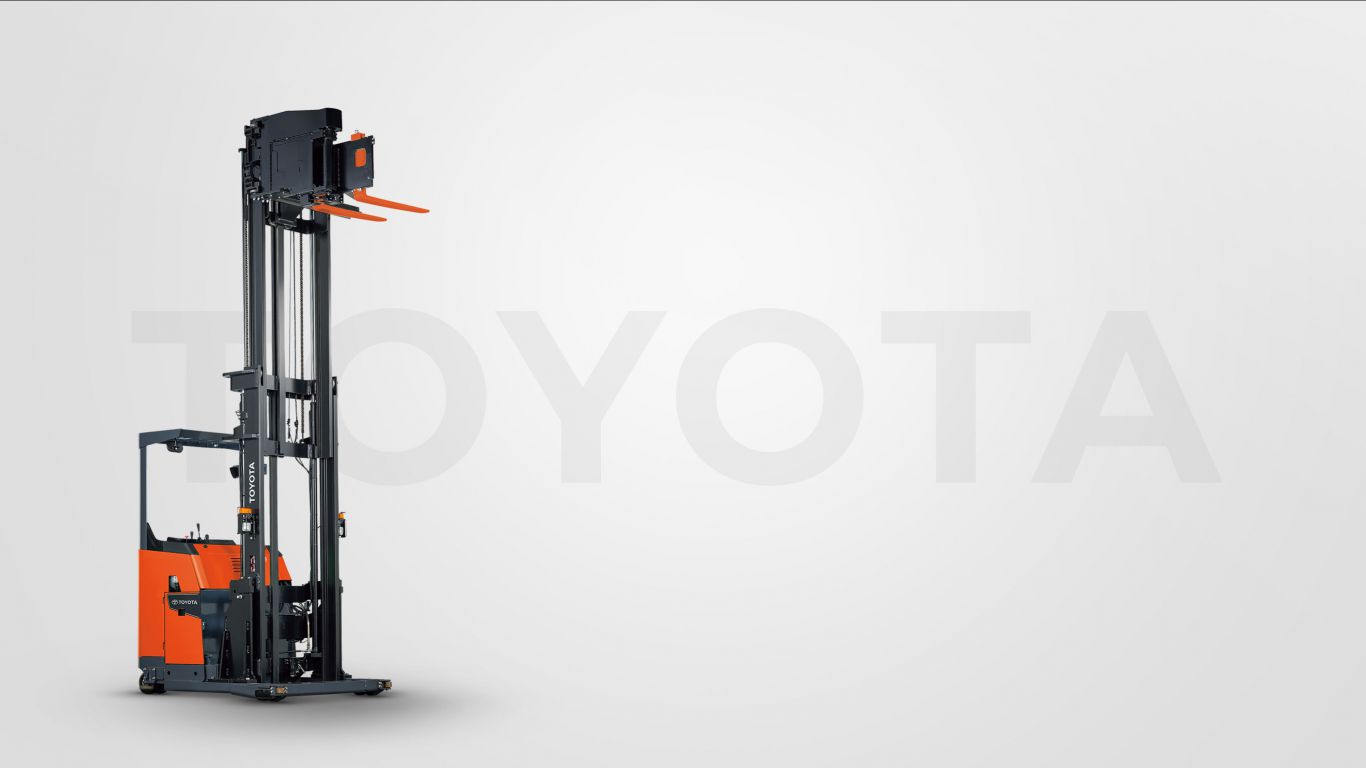 Electric Powered Reach Forklift Stand Up