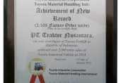 Toyota Achievement of New Record 